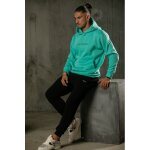 Ανδρικό φούτερ με κουκούλα Henry-Clothing 3-657 γαλάζιο - Image 2
