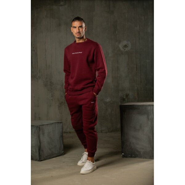 Ανδρικό παντελόνι φόρμα Henry-clothing6-613 μπορντώ - Image 2