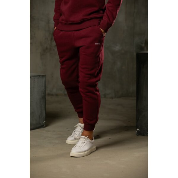 Ανδρικό παντελόνι φόρμα Henry-clothing6-613 μπορντώ - Image 1