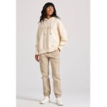 Γυναικείο Oversized φούτερ με branded κέντημα στο στήθος FUNKY BUDDHA FBL010-112-06 EΚΡΟΥ - Image 2