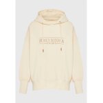 Γυναικείο Oversized φούτερ με branded κέντημα στο στήθος FUNKY BUDDHA FBL010-112-06 EΚΡΟΥ - Image 5