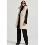 Γυναικείο Loose fit αμάνικο puffer μακρύ μπουφάν FBL010-113-01 FUNKY BUDDHA - Image 3