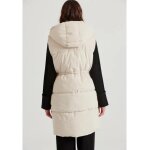 Γυναικείο Loose fit αμάνικο puffer μακρύ μπουφάν FBL010-113-01 FUNKY BUDDHA - Image 5