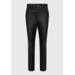 Γυναικείο Slim fit chino παντελόνι από οικολογικό δέρμα (PU) FUNKY BUDDHA FBL010-127-02