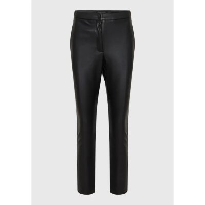 Γυναικείο Slim fit chino παντελόνι από οικολογικό δέρμα (PU) FUNKY BUDDHA FBL010-127-02