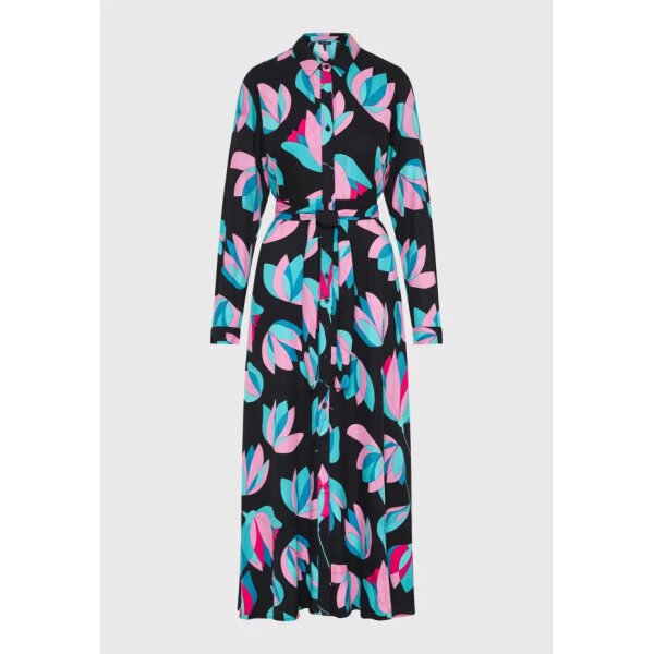 Γυναικείο Σεμιζιέ μάξι φόρεμα με all over τύπωμα FUNKY BUDDHA FBL010-132-13 - Image 4