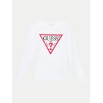 Παιδική Μπλούζα Μακρυμάνικη Κορίτσι Λευκή Guess J2YI50K6YW1-G011
