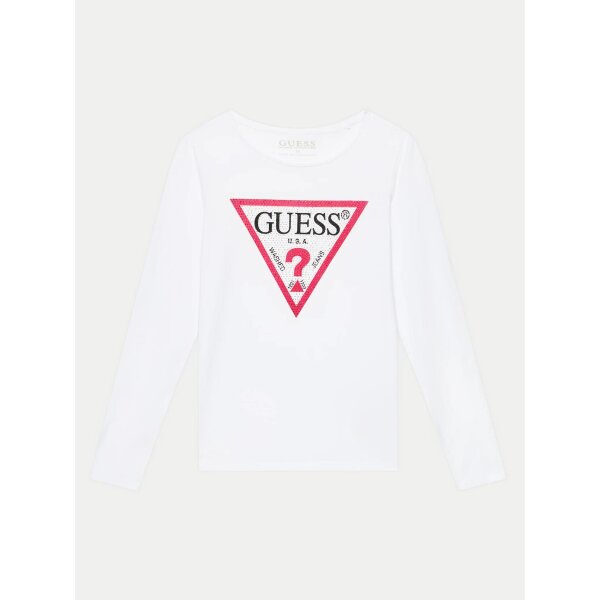 Παιδική Μπλούζα Μακρυμάνικη Κορίτσι Λευκή Guess J2YI50K6YW1-G011 - Image 1