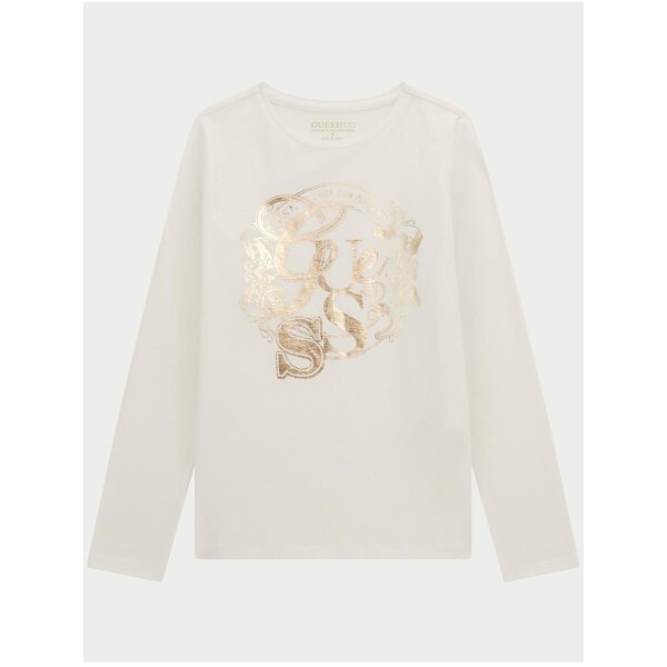 J4BI03J1314_G011_1 Παιδική Μπλούζα Εκρού για Κορίτσι GUESS  J4BI03J1314-G011 - Image 1