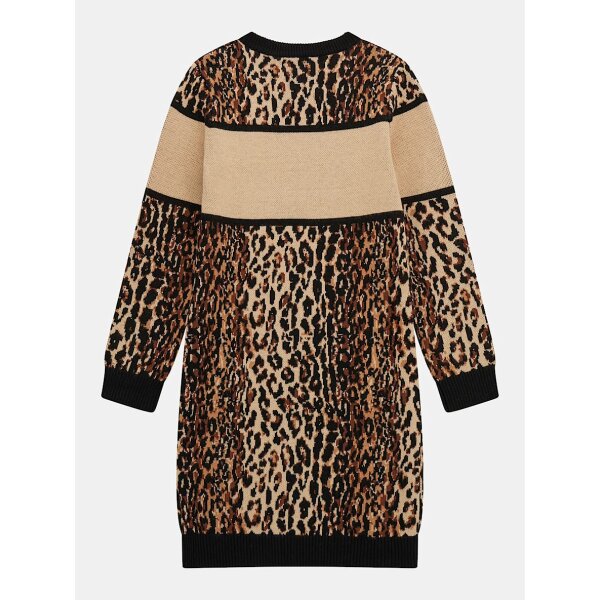 J4BK17Z3I50-P340-ALT1 Παιδικό Πλεκτό φόρεμα με animal print για Κορίτσι GUESS  J4BK17Z3I50-P340 - Image 2
