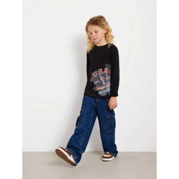 Παιδική Μπλούζα  για Αγόρι  Guess L4BI01I3Z14-JBLK - Image 2