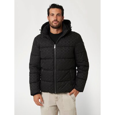 Ανδρικό μπουφάν φουσκωτό GUESS M4BL42WG9L2 μαύρο