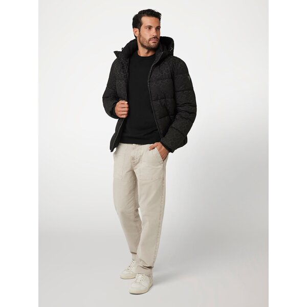 M4BL42WG9L2-FJ5M-ALT1 Ανδρικό μπουφάν φουσκωτό GUESS M4BL42WG9L2 μαύρο - Image 4