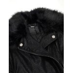 Γυναικείο Biker μπουφάν από δερματίνη Guess W4BL29WGJE0-JBLK - Image 5