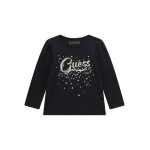 Παιδική Μπλούζα Μακρυμάνικη για Κορίτσι Guess K4BI02J1314-JBLK