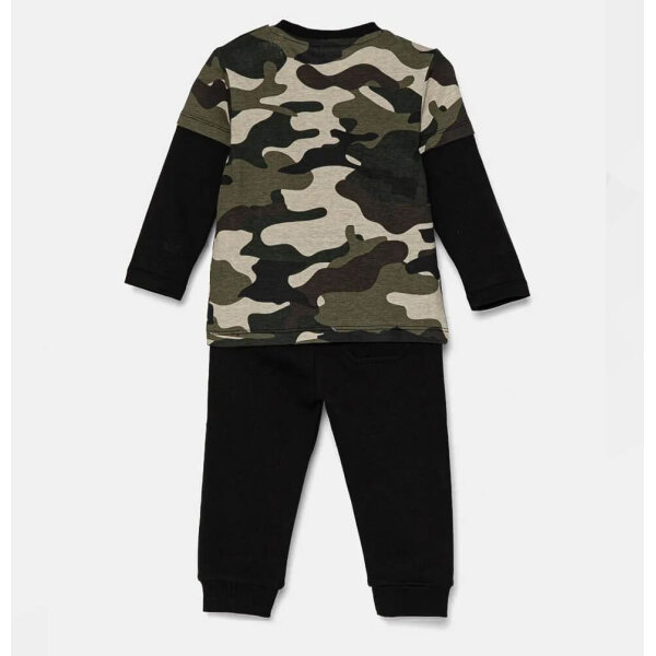 brefiko-set-guess-agoria-I4BG00I3Z131 Παιδικό Σετ φούτερ και παντελόνι GUESS  I4BG00I3Z13-P8F9 χακί - Image 2