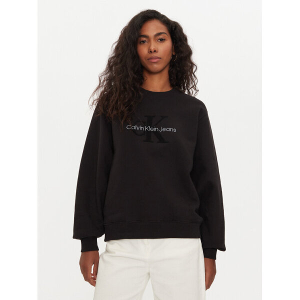 Γυναικεία Φούτερ Calvin Klein  Chenille J20J224652 Μαύρο Regular Fit - Image 1