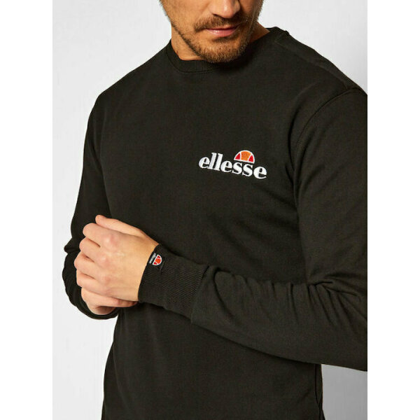 Ανδρικο φούτερ λαιμόκοψή ellesse SHS08784 μαύρο - Image 2