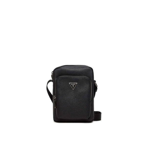 fixedratio_20240410102816_guess_gynaikeia_tsanta_chiasti_mayri_hmmisap4263_bla Ανδρική τσάντα χιαστί GUESS HMMISAP4263-BLA μαύρη - Image 1