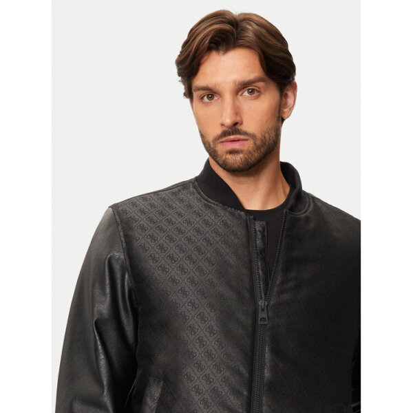 guess-mpomper-mpouphan-m4bl3g-wfir2-mauro-regular-fit-0000304233623 (2) Ανδρική μπουφάν δερματίνη GUESS M4BL3G WFIR2 μαύρο - Image 3