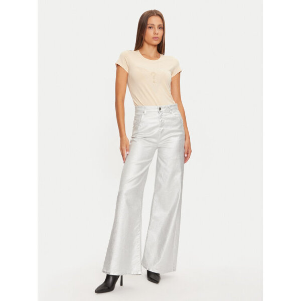 guess-t-shirt-w4bi41-ka0q1-mpez-regular-fit-0000304802416 (1) Γυναικείο T-Shirt W4BI41 KA0Q1 Μπεζ Regular Fit GUESS - Image 2