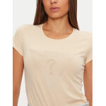 Γυναικείο T-Shirt W4BI41 KA0Q1 Μπεζ Regular Fit GUESS - Image 4