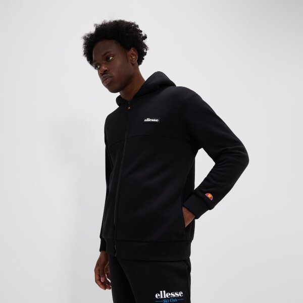 milleros-fz-hoody (2) Ανδρική ζακέτα φούτερ με κουκούλα Ellesse SHX20971 μαύρη - Image 1