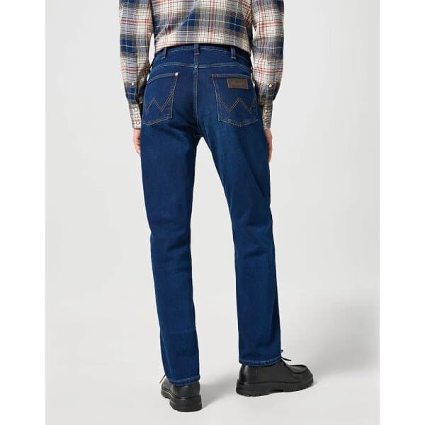 wrangler-112357414-greensboro-jeans Ανδρικό παντελόνι τζιν grensboro Wrangler 112357414 μπλε - Image 2