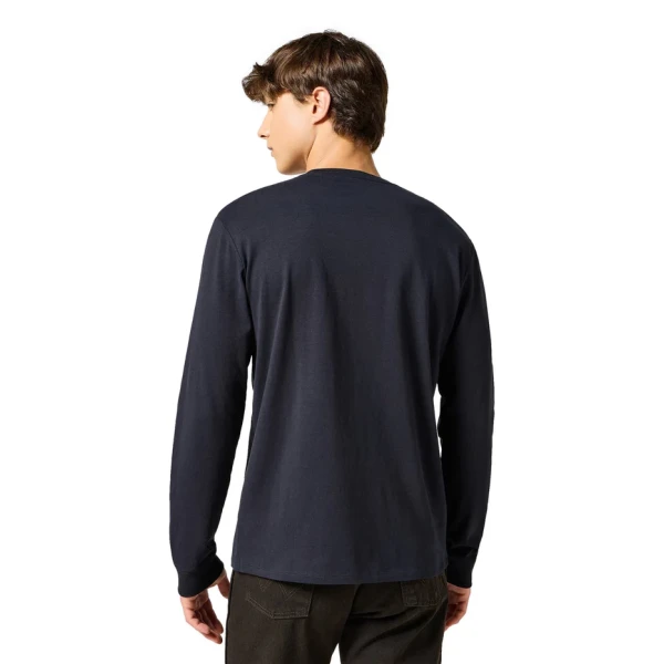 Ανδρική μπλούζα μακρύ μανίκι Wragler 112357361 μαύρο - Image 2