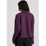 Γυναικείο πουκάμισο Loose fit lyocell cropped BUDDHA FBL010-102-05-CHERRY - Image 4