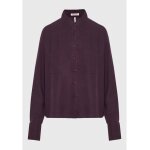Γυναικείο πουκάμισο Loose fit lyocell cropped BUDDHA FBL010-102-05-CHERRY - Image 5