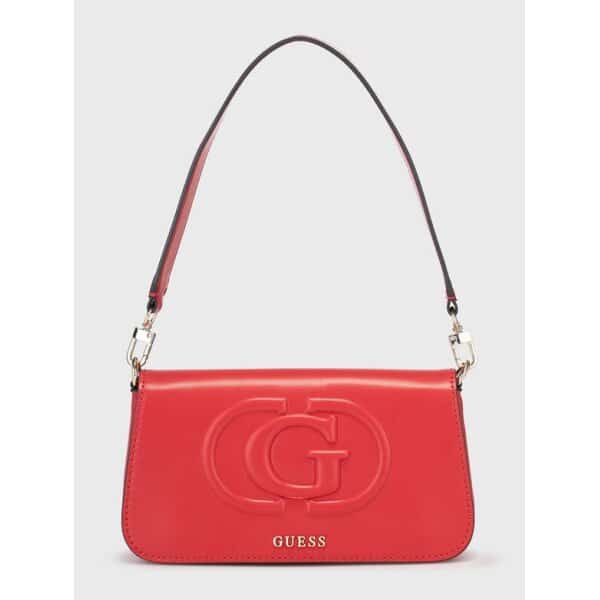 GEVG951320-REDFW24(1) Γυναικεία Μίνι τσάντα ώμου eco mietta Κόκκινο Guess HWEVG951320-RED - Image 1