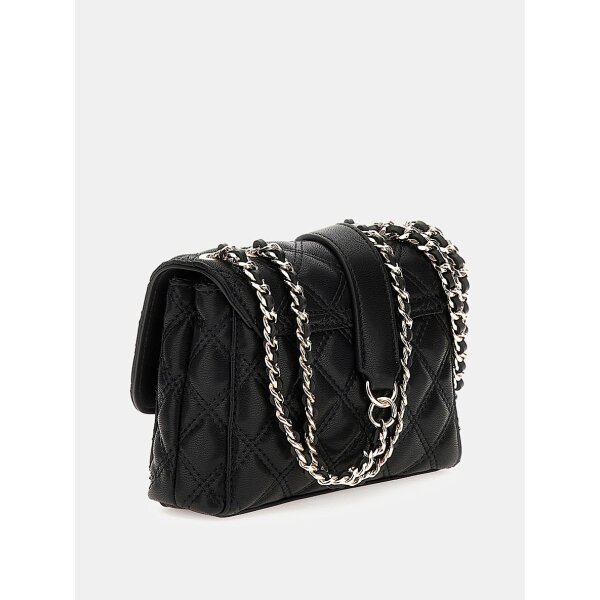 Γυναικεία Μίνι καπιτονέ τσάντα χιαστί giully Guess HWQG8748740-BLA - Image 3