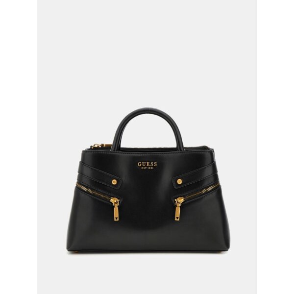 HWVB9345060-BLA Γυναικεία Τσάντα  χειρός trissa με φερμουάρ HWVB9345060-BLA - Image 1