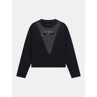 Παιδική Μπλούζα jersey με στρας Guess μαύρο J4BI14J1314-JBLK