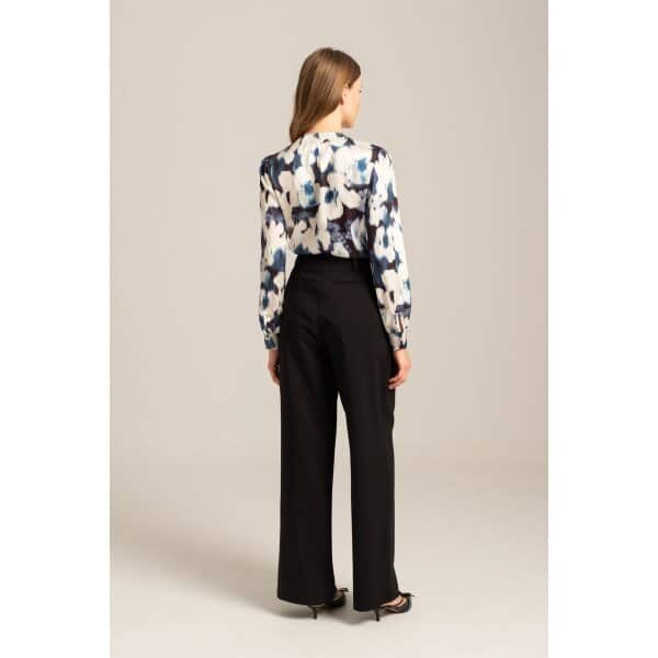 MML24-02-03-003_BLACK_4_1728385387 Γυναικείο Ψηλόμεσο φαρδύ παντελόνι SANDRA   Mind Matter MML24-02-03-003_BLACK - Image 5