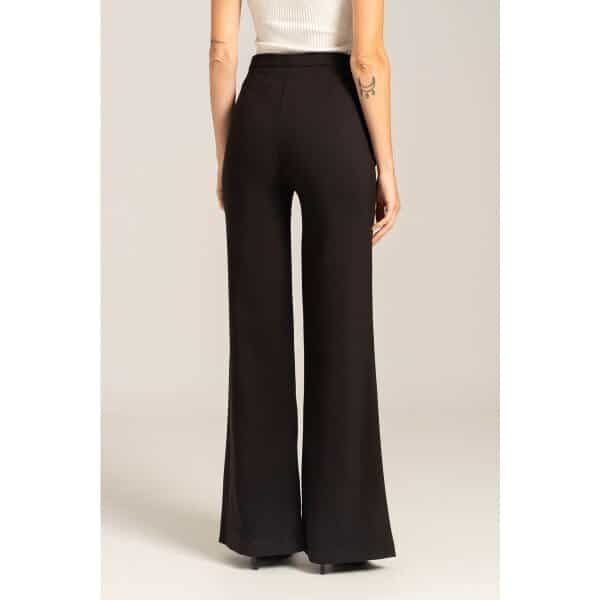 MML24-02-03-004_BLACK_4_1728396546 Γυναικείο Ψηλόμεσο παντελόνι σε γραμμή καμπάνα MISSY Mind Matter MML24-02-03-004_BLACK - Image 5