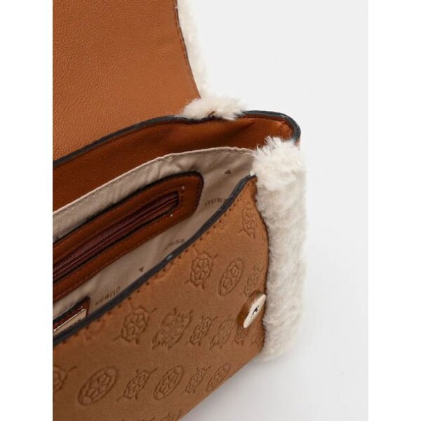 Γυναικεία Τσάντα Ώμου cognac GUESS HWPG9497200-COG Flap - Image 3
