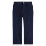 Ανδρικό παντελόνι τζιν straight cropped scotch & soda 178942 σκούρο μπλε