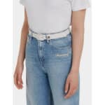 ΓΥΝΑΙΚΕΙΑ ΖΩΝΗ  ΕΚΡΟΥ TOMMY JEANS  AW0AW1622-YBH - Image 3