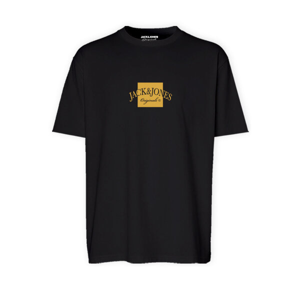 JACK&JONES_Springsummer_4764816_12277888 Ανδρική μπλούζα κοντό μανίκι JACK&JONES 1277888 μαύρο - Image 1