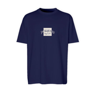 Ανδρική μπλούζα κοντό μανίκι JACK&JONES 1277888 μωβ