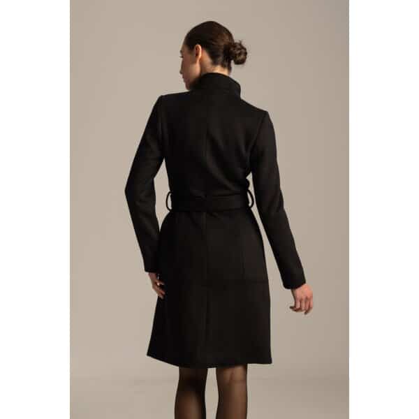 Γυναικείο Παλτό με ζώνη FOLK Mind Matter MML24-02-06-013_BLACK - Image 6