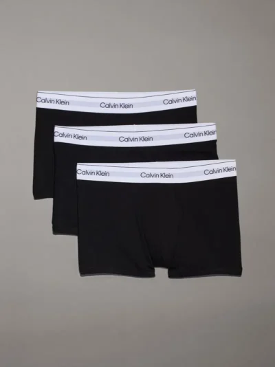Ανδρικά Εσώρουχα CALVIN KLEIN NB3963A TRUNK 3PK Μαύρο S/S25