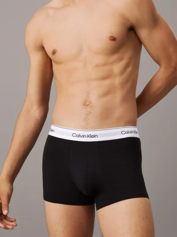 Ανδρικά Εσώρουχα CALVIN KLEIN NB3963A TRUNK 3PK Μαύρο S/S25 - Image 3