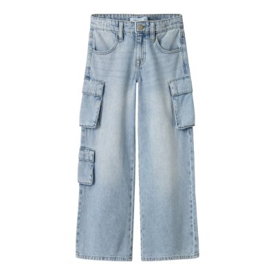 ΠΑΙΔΙΚΟ ΤΖΙΝ ΦΑΡΔΥ ΜΕ ΤΣΕΠΕΣ ΚΟΡΙΤΣΙ NAME IT NKFBELLA WIDE CARGO JEANS 13237173