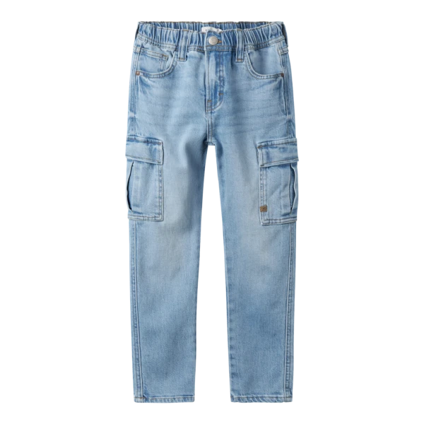 13237339_4639230_front ΠΑΙΔΙΚΟ ΤΖΙΝ NAME IT NKMSILAS TAP CARGO JEANS 6650-AZ NOOS 13237339 - Image 1