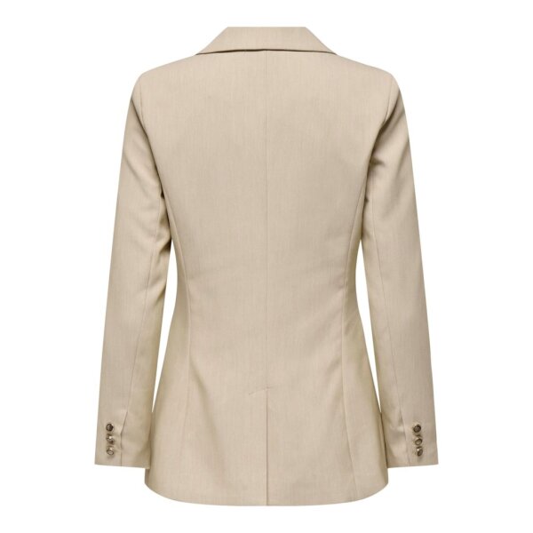 15294709_4637587_back Γυναικείο σακάκι μπεζ με χρυσά κουμπιά Only 15294709 - Image 2