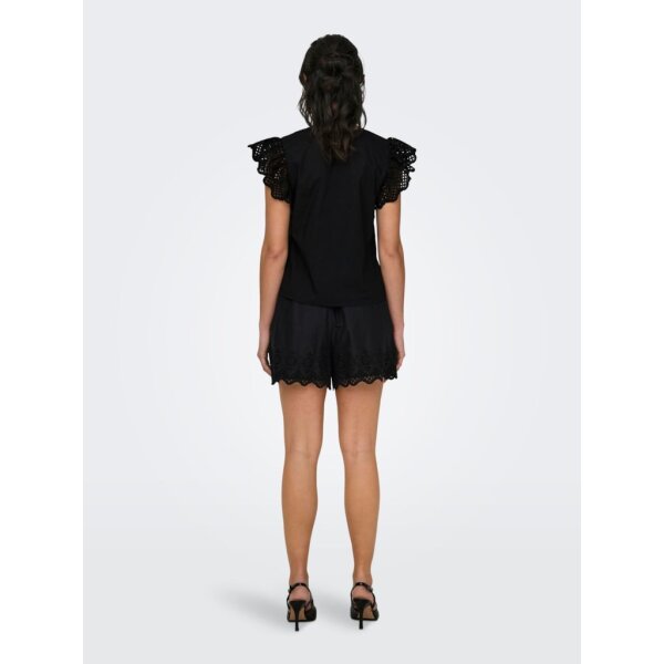 Γυναικεία μπλούζα μαύρη με V-neckline Only 15313171 - Image 3