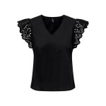 Γυναικεία μπλούζα μαύρη με V-neckline Only 15313171 - Image 5